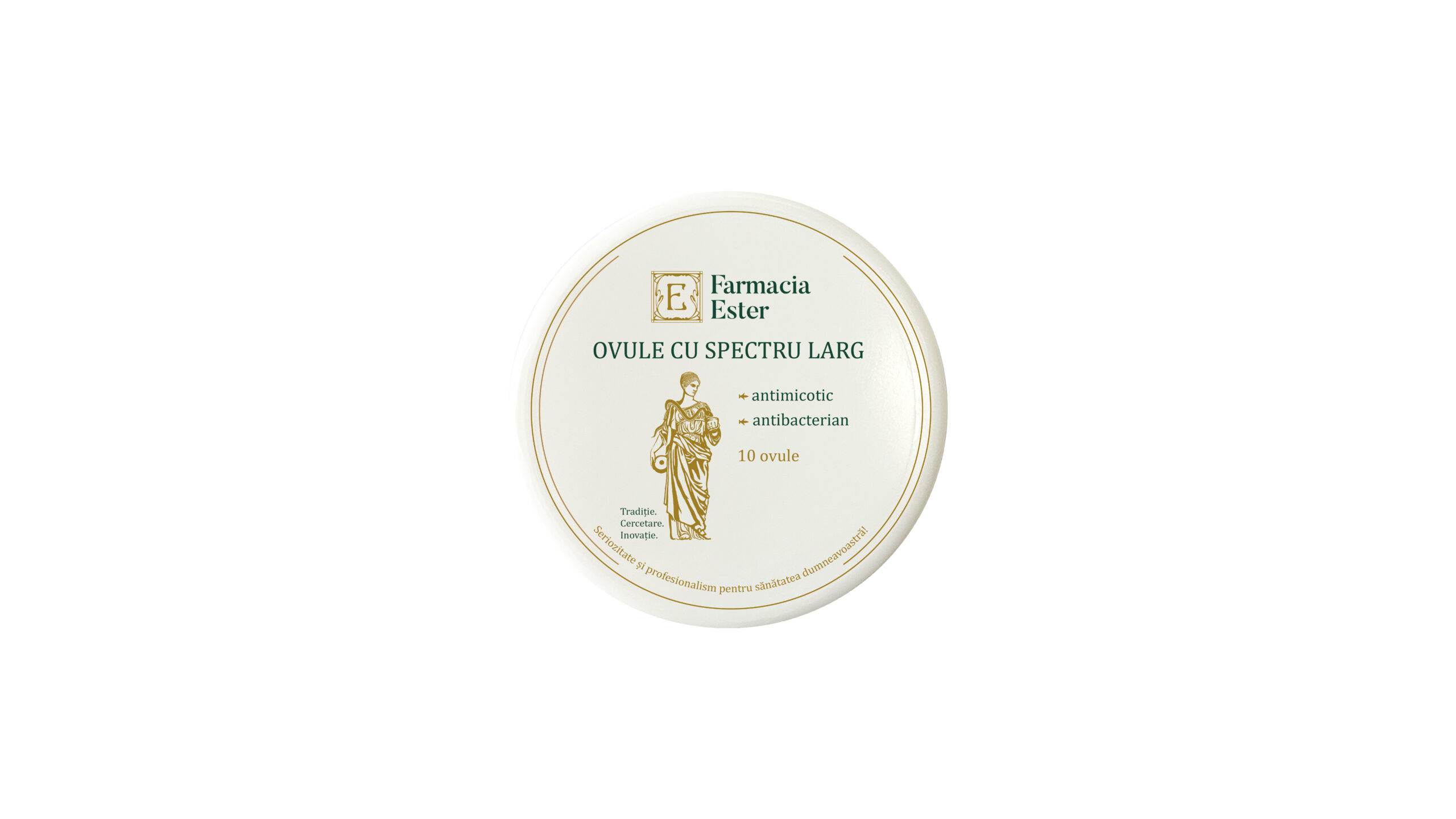 ovule cu spectru larg_vedere sus_cutie rotunda_100g Ovule cu spectru larg x 10bc - imagine 1