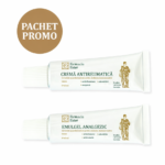 Pachet Dureri Musculare și Articulare — Emulgel Analgezic + Cremă Antireumatică, 2×60ml