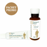 Pachet hemoroizi si fisuri anale: Crema pentru hemoroizi 100ml + Betadine sapun 100ml