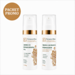 Pachet Depigmentant — Cremă cu Hidrochinonă 4% + Cremă Calmantă DermaSerin