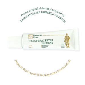 Diclofenac Ester Unguent, unguent diclofenac, cremă diclofenac, gel diclofenac, unguent dureri musculare, unguent dureri articulare, antiinflamator topic, cremă antiinflamatoare, tratament dureri spate, unguent contracturi musculare, unguent reumatism, unguent inflamații locale, diclofenac 3%, unguent antiinflamator preț, unguent pentru entorse, unguent dureri gât