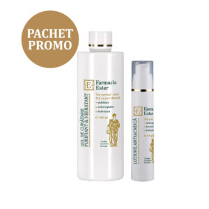 Gel de Curățare Purifiant & Hidratant 100 ml + Lotiune Antiacneică SalB3 50 ml, antiacneic, ten gras, ten acneic, pori dilataţi, gel purifiant, hidratare ten mixt, loţiune antiacneică, curăţare profundă, tratament acnee, salb3, produse Farmacia Ester, purificator ten, rutina antiacneică, ten sensibil acneic
