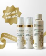 Pachet de Albire 3 produse Crema cu Hidrochinona 4% +Lotiune Iluminatoare cu hidrochinona 2% +Crema calmanta Dermaserin - imagine 2