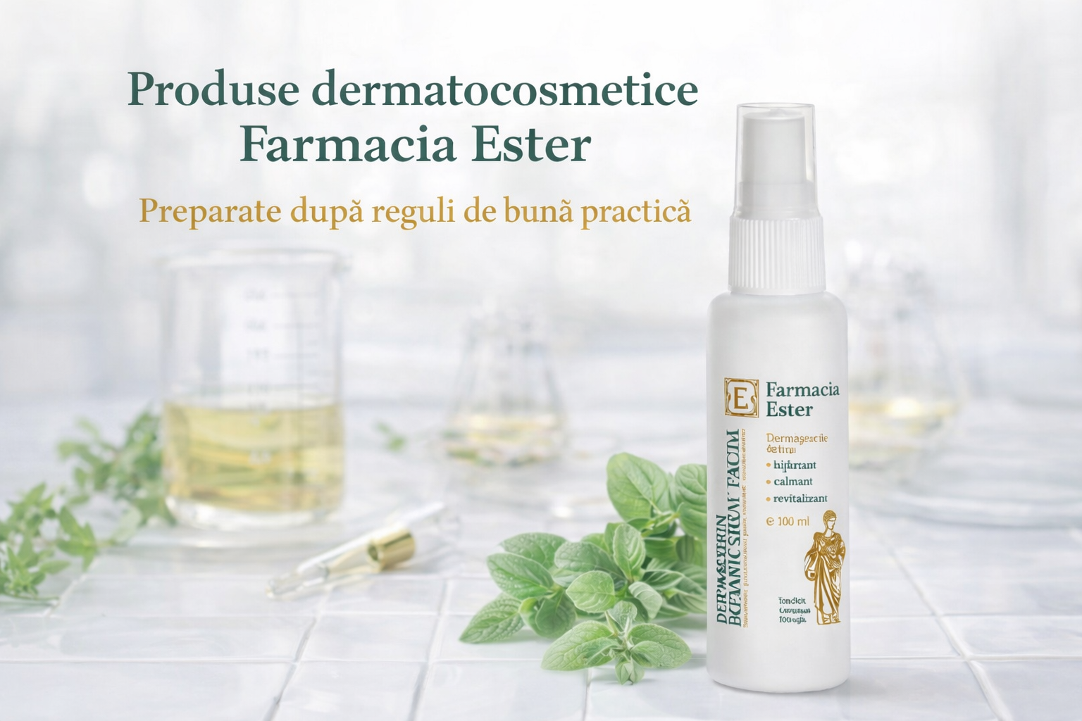 DermaSerin Botanic Spray Facial pentru calmarea și hidratarea pielii după proceduri estetice